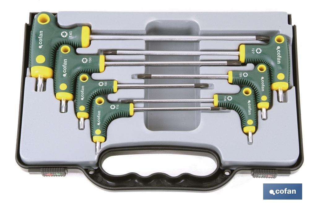 SET DESTORNILLADOR T 7 PCS TORX