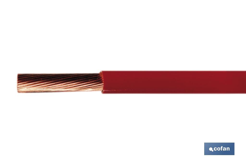 ROLLO CABLE H07V-K 1X1,5MM2 ROJO (100M)